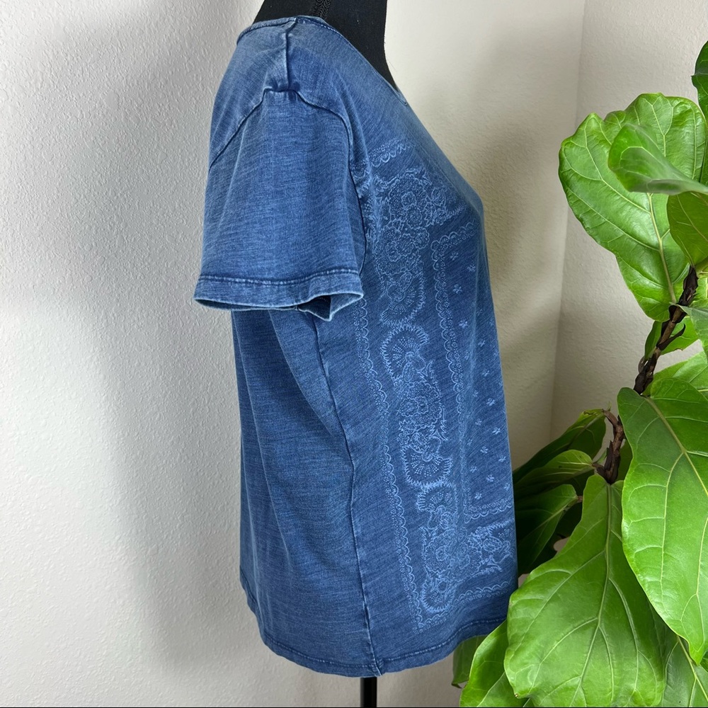 LUCKY BRAND | True Indigo Blue T-Shirt - Picture 4 of 10